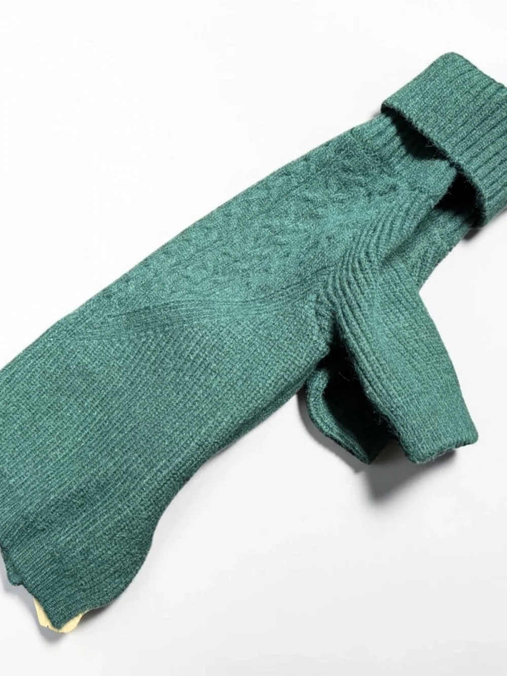 Queenmore Green Knit Dog Sweater Turtleneck Medium NWT